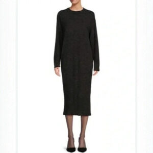 Renee C. USA solid midi sweater dress plus size 3XL NWOT